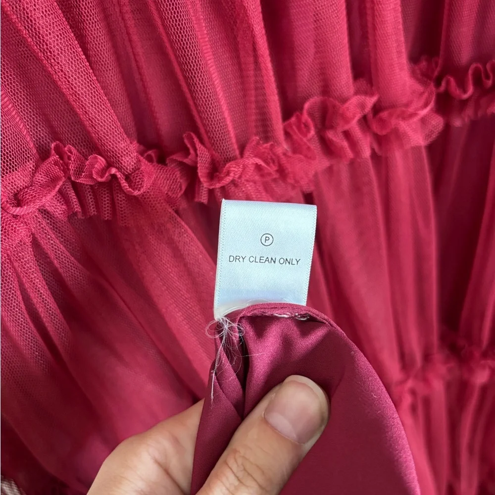 Ivy City Co Red Anastasia Dress Size Small - Picture 13 of 13